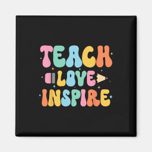 Zurück zur Liebe Lehre Inspirierte Lehrer erster D Magnet