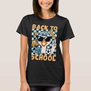 Zurück zur lustigen Schule Dummer Gans Erster Schu T-Shirt
