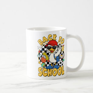 Zurück zur lustigen verrückten Gans Erster Schulta Kaffeetasse