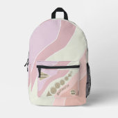 Zurück zur Mathematik Druckknopfbeutel Bedruckter Rucksack (Vorderseite)