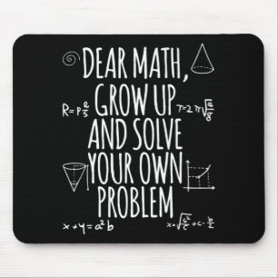 Zurück zur Mathematik in der Schule für Mädchen Ju Mousepad
