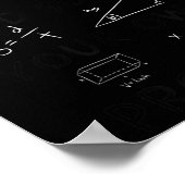 Zurück zur Mathematik in der Schule für Mädchen Ju Poster (Ecke)