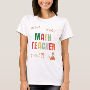 Zurück zur Mathematiklehrerin in der Schule T-Shirt