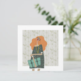 Zurück zur Mode-Illustration in der Schule Einladung