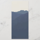 Zurück zur Mountains Dinner Menü Karte (Rückseite)