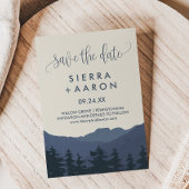 Zurück zur Mountains Save the Date Card