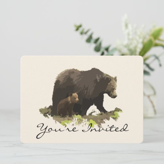 Zurück zur Natur, Birnbärenpartei Einladung (Stehend Vorderseite)