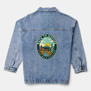 Zurück zur Natur: Bleib für immer wild Jeansjacke