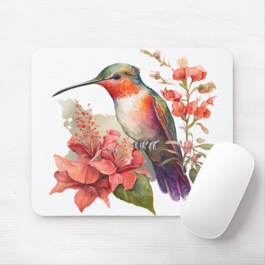Zurück zur Nature Hummingbird Mouse Pad Mousepad (Mit Mouse)