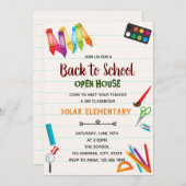 Zurück zur offenen Schule - Einladung (Vorne/Hinten)