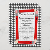 Zurück zur offenen Schule Einladung (Vorne/Hinten)