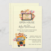 Zurück zur offenen Tür der Schule Einladung (Vorne/Hinten)