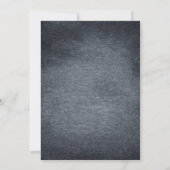 Zurück zur Party Einladung am Ende des Sommers (Rückseite)