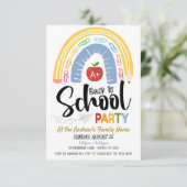 Zurück zur Party Einladung der Schule (Stehend Vorderseite)