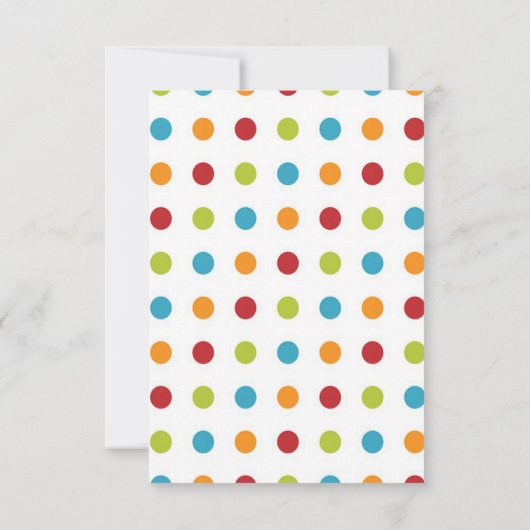 Zurück zur Party Einladung der Schule (Rückseite)