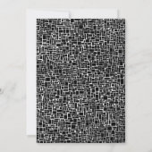 Zurück zur Party Einladung der Schule (Rückseite)