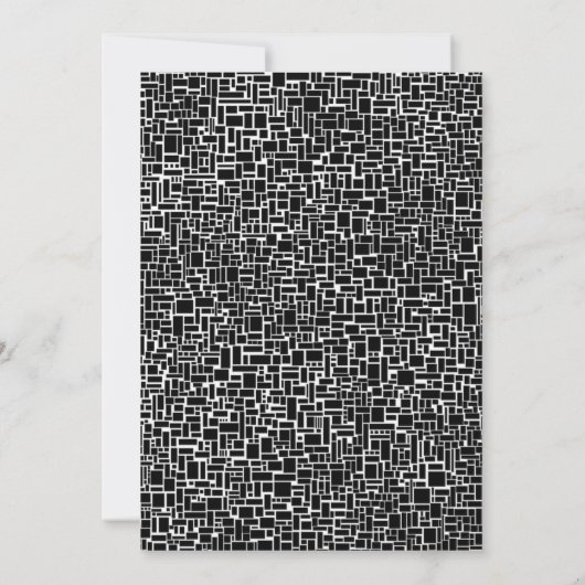 Zurück zur Party Einladung der Schule (Rückseite)