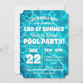 Zurück zur Party-Feier in der Schule Einladung (Vorderseite)