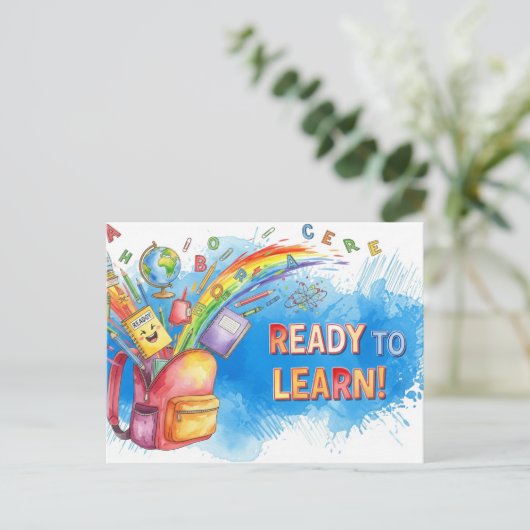 Zurück zur Postkarte der Schule (Stehend Vorderseite)