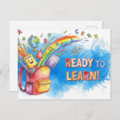 Zurück zur Postkarte der Schule (Vorne/Hinten)