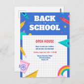 Zurück zur Postkarte der Schule (Vorne/Hinten)