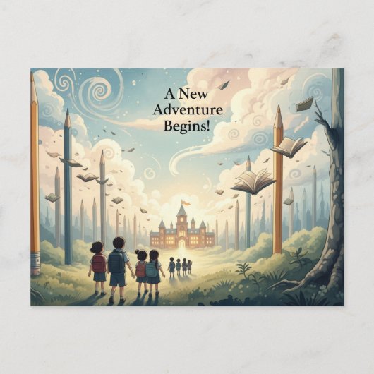 Zurück zur Postkarte der Schule (Vorderseite)