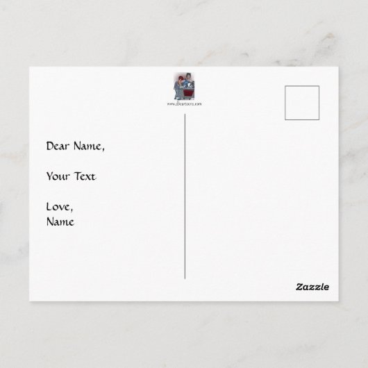 Zurück zur Postkarte der Schule (Rückseite)