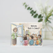 Zurück zur Postkarte der Schule (Stehend Vorderseite)