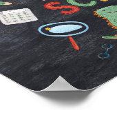 Zurück zur Printwerbung in der Schule Poster (Ecke)