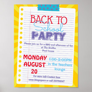 zurück zur PTA-Veranstaltung in der Schule PTO-Kin Poster