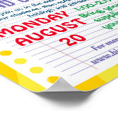 zurück zur PTA-Veranstaltung in der Schule PTO-Kin Poster (Ecke)