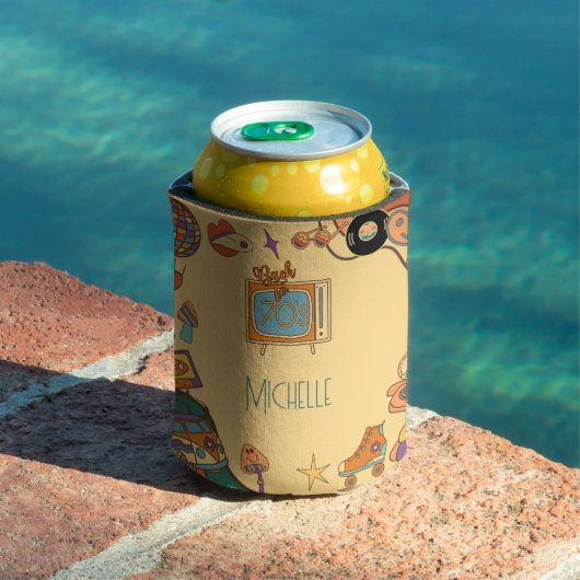 Zurück zur Retro-Groovy der 70er Jahre Dosenkühler (In Situ Pool)