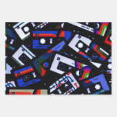 Zurück zur Retro-Sammlung der 80er Jahre Geschenkpapier Set (Vorderseite 2)