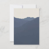 Zurück zur RSVP-Karte des Mountains-Menüs RSVP Karte (Rückseite)