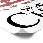 Zurück zur Rückseite der Weltkriegsmarken.pnng Poster (Ecke)