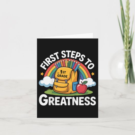 Zurück zur Schulausstattung für Kinder, Mädchen, S Karte (Vorderseite)