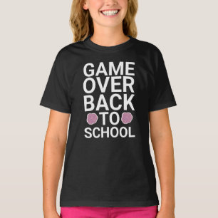 Zurück zur Schulblume, zurück zur Schule, Klasse v T-Shirt