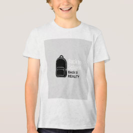 Zurück zur Schulbühne - Zurück in die Realität Tri-Blend Shirt