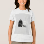 Zurück zur Schulbühne - Zurück in die Realität Tri-Blend Shirt (Vorderseite)