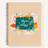 Zurück zur Schulcreme Notizblock (Vorderseite)