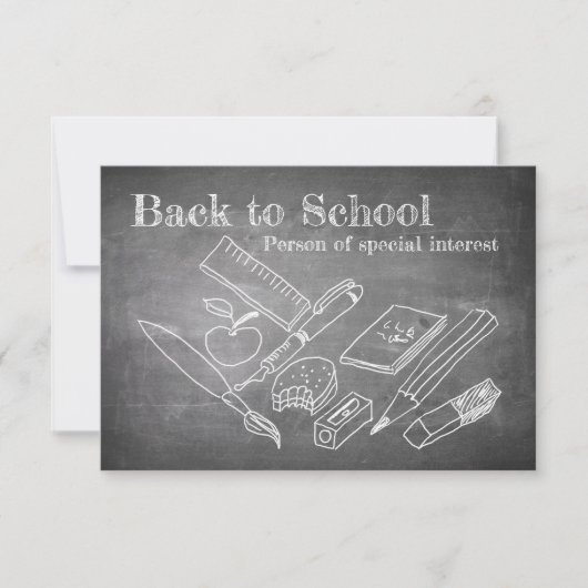 Zurück zur Schule (Vorderseite)