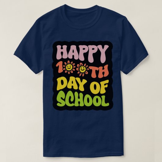 Zurück zur Schule 100 Schultag (365) T-Shirt (Design vorne)