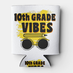 Zurück zur Schule 10. Klasse Vibes Shirt Erster Ta Dosenkühler