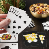 Zurück zur Schule 10. Klasse Vibes Shirt erster Ta Spielkarten (In Situ)