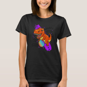 Zurück zur Schule 1. Klasse Dinosaurier Rex Pop It T-Shirt