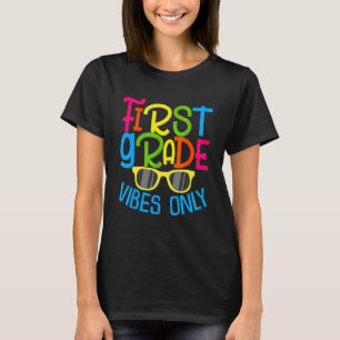 Zurück zur Schule 1. Klasse Vibes Erste Klasse Leh T-Shirt