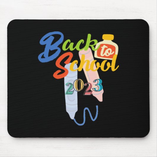 Zurück zur Schule 1 Mousepad (Vorne)