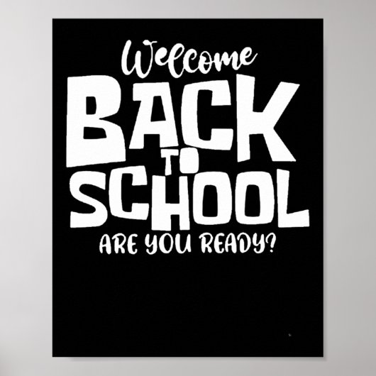Zurück zur Schule 2024-2025 Poster (Vorne)