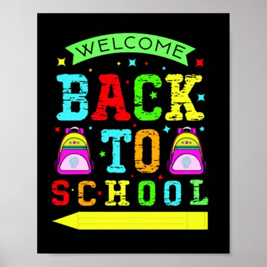 Zurück zur Schule 2024 Poster (Vorne)