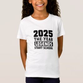 Zurück zur Schule 2025, das Jahr, in dem Legenden  T-Shirt